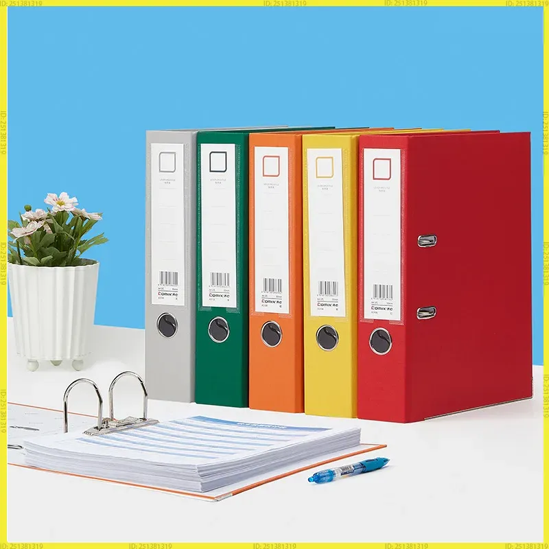 Binder A4 Lever - Wielokolorowy segregator A4 z mechanizmem dźwigniowym,