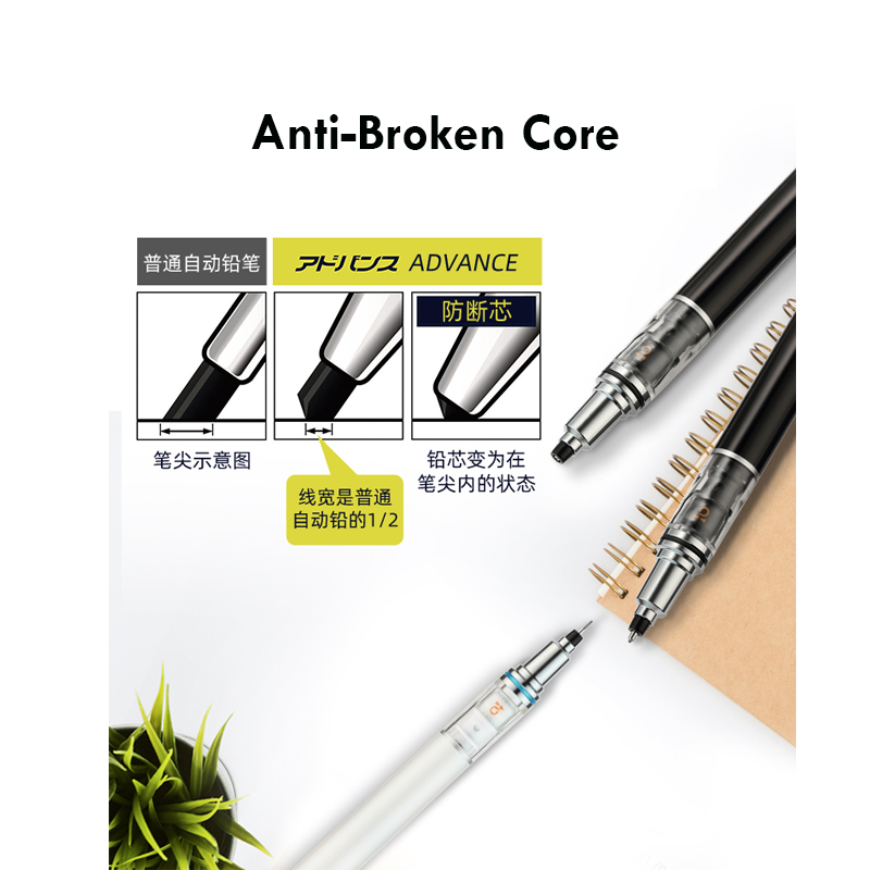 Uni obrotowe ołówki mechaniczn – Mechanical Pencil 0.3 recenzja i cena
