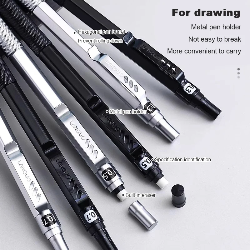 Zestaw metalowych ołówków auto – Mechanical Pencil 0.3 recenzja i cena