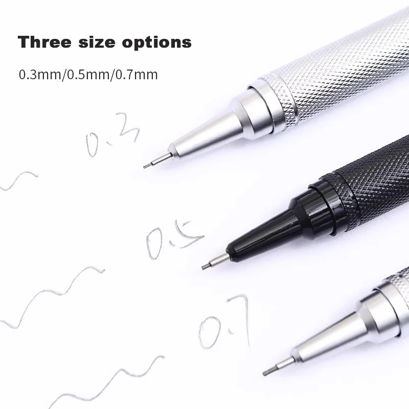 Zestaw metalowych ołówków auto – Mechanical Pencil 0.3 recenzja i cena